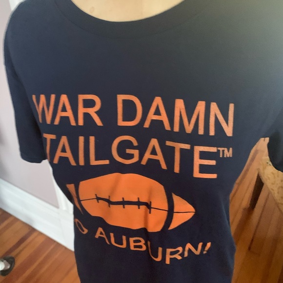 Auburn Football Tailgate T-shirt Size Small EUC - Picture 2 of 7